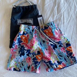 NWT Vilebrequin Boys Swim Trunks Swimsuit Size 4